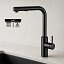 Grifo de cocina monomando Oporto black gun metal de Imex
